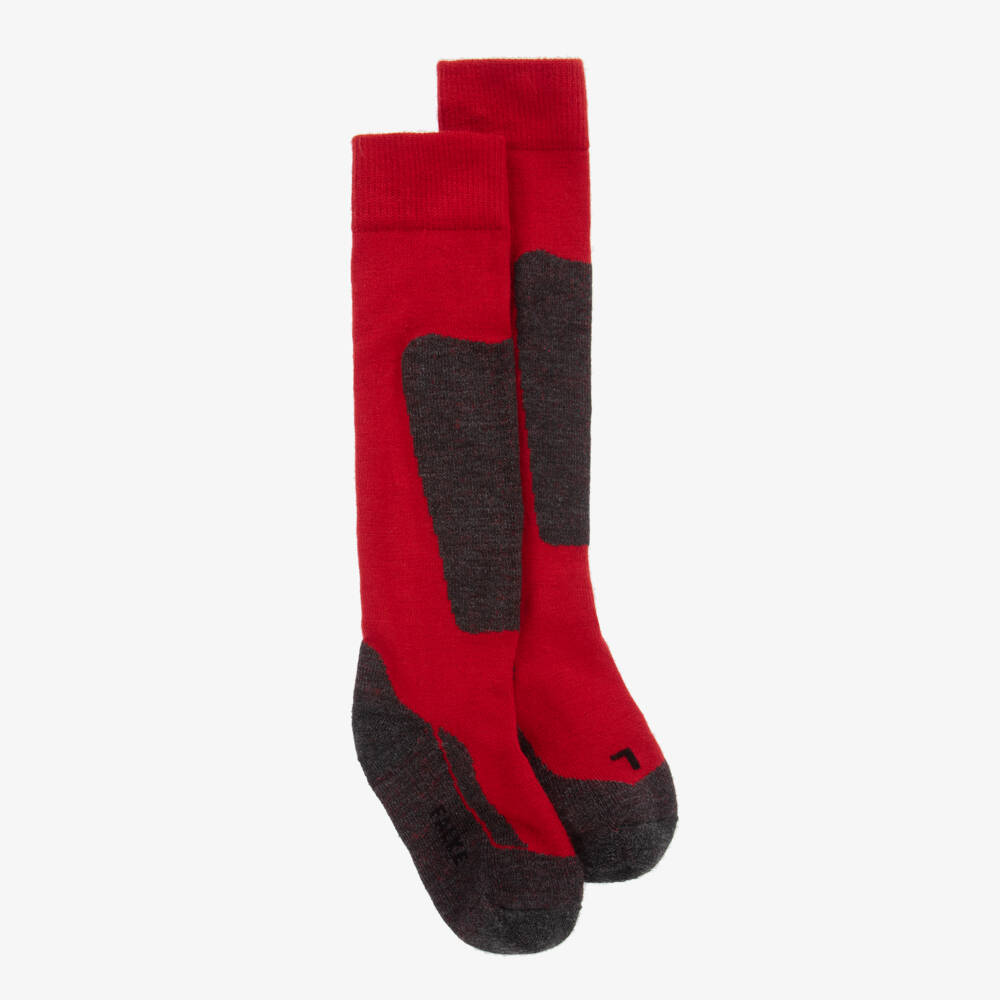 Falke-Red Active Ski Socks | Childrensalon Outlet
