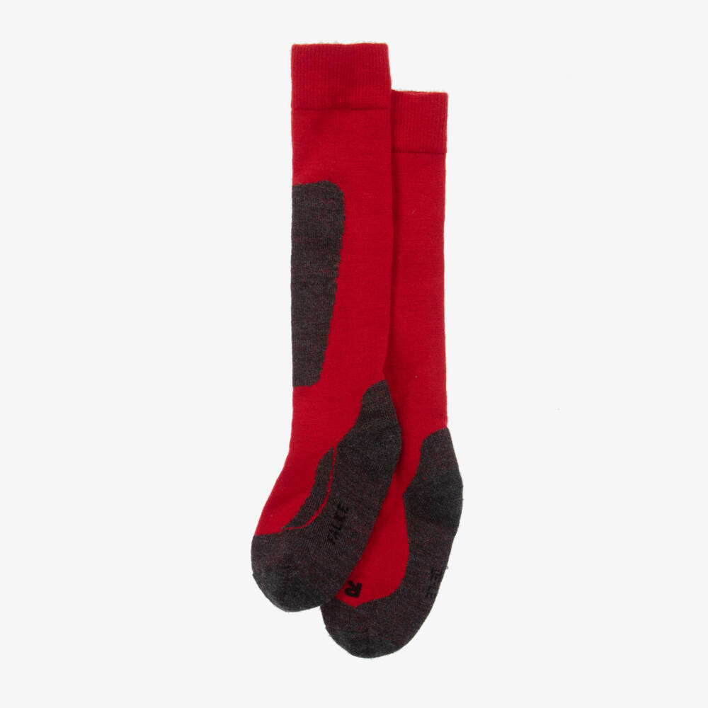 Falke-Red Active Ski Socks | Childrensalon Outlet