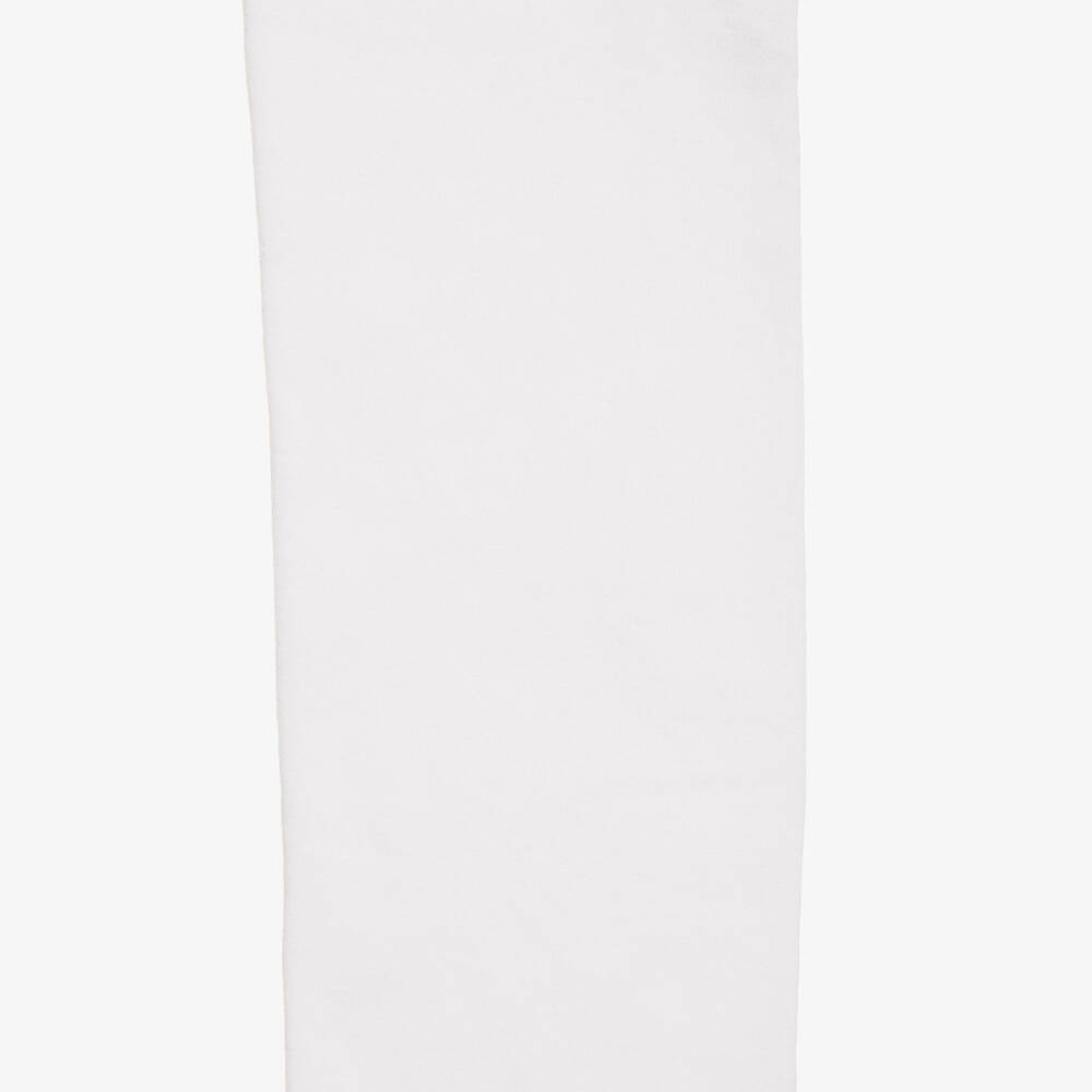 Falke-White Fine Cotton Footless Tights | Childrensalon Outlet