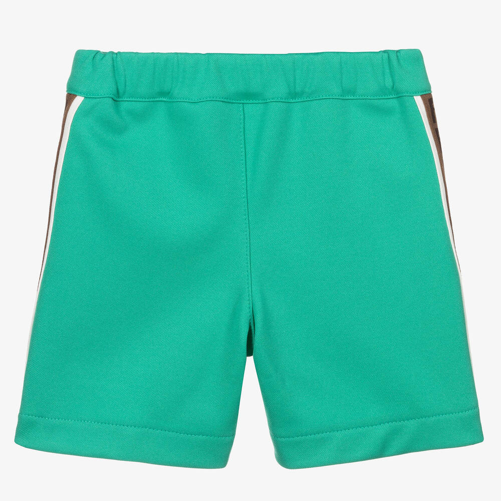 ★FENDI★Boys FFジャージー ジョガー（Green）3-7Y ☆FENDI☆Boys FFジャージー ジョガー（Green）3-7Y 子供服