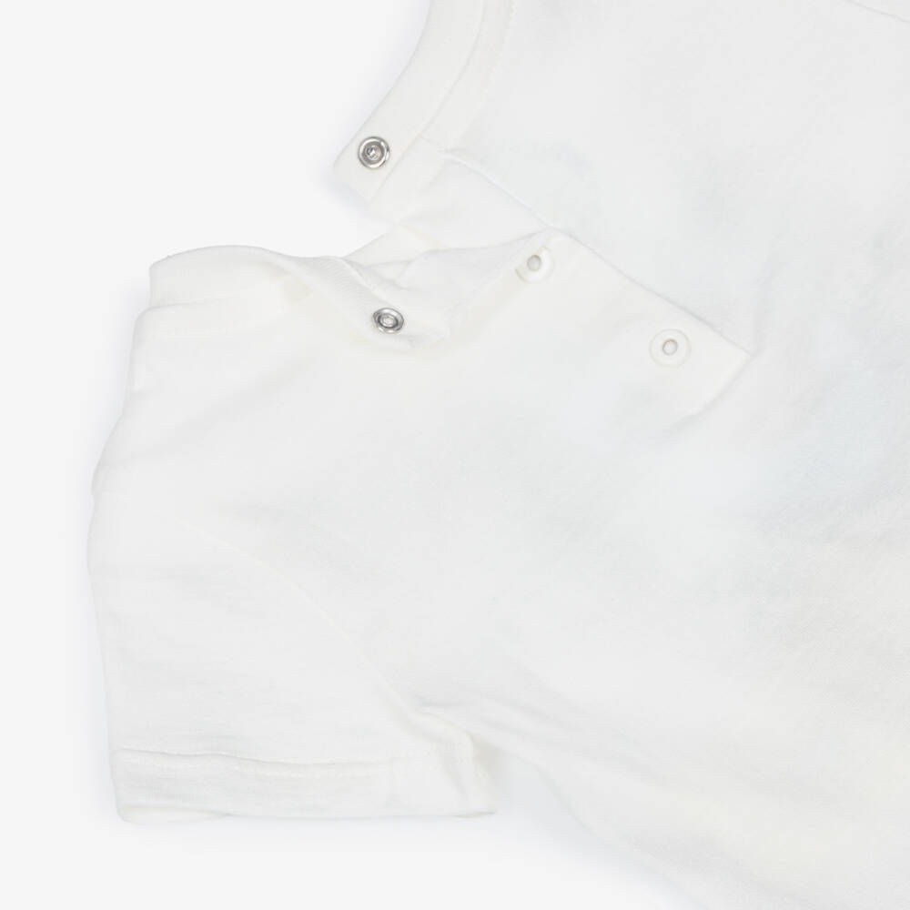 Fendi-Baby Boys White Cotton Squirrel T-Shirt | Childrensalon Outlet