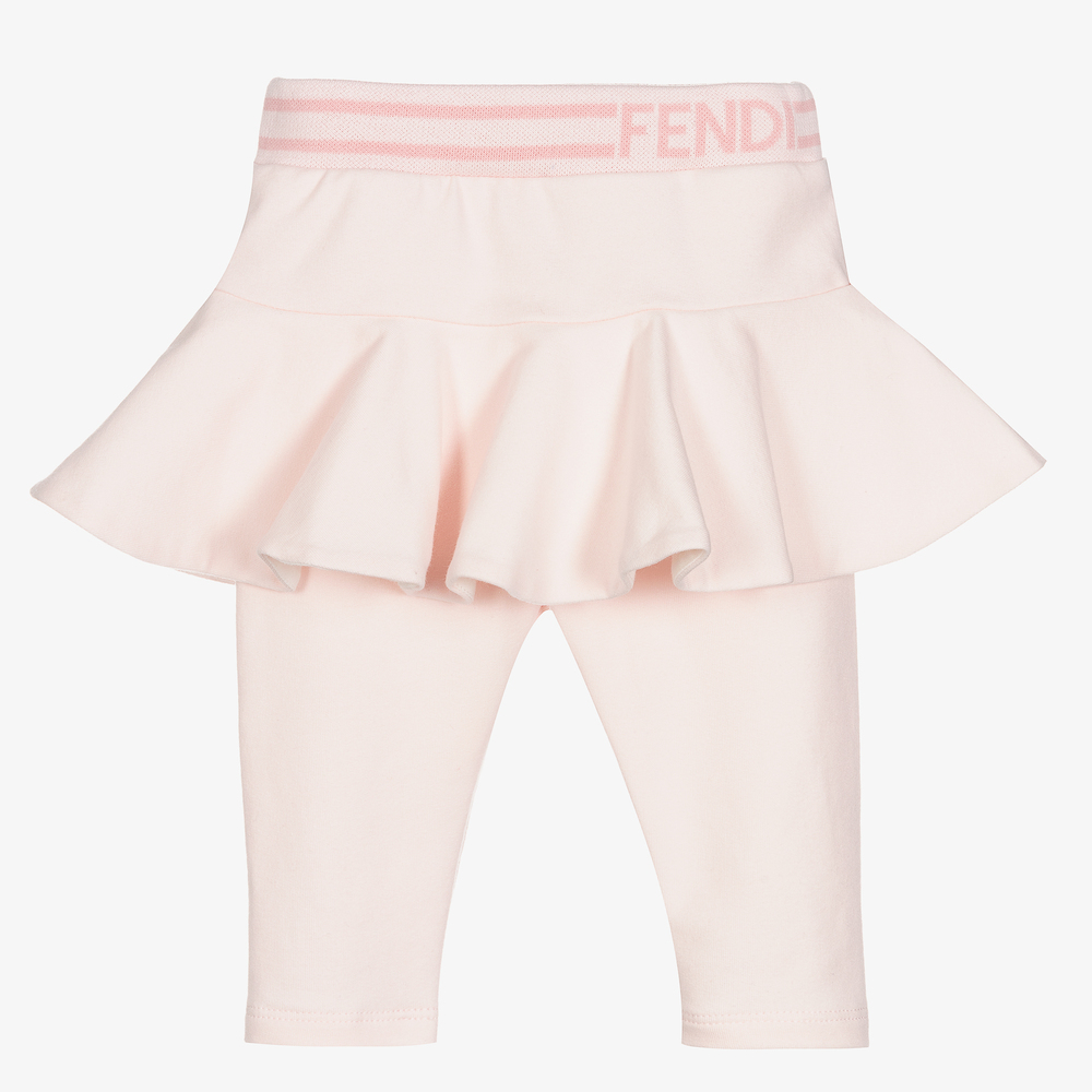 Fendi - Хлопковые легинсы для малышек | Childrensalon