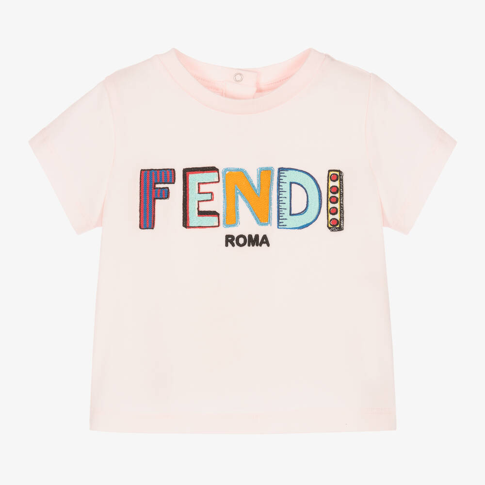 Baby Girls Pink Cotton T Shirt