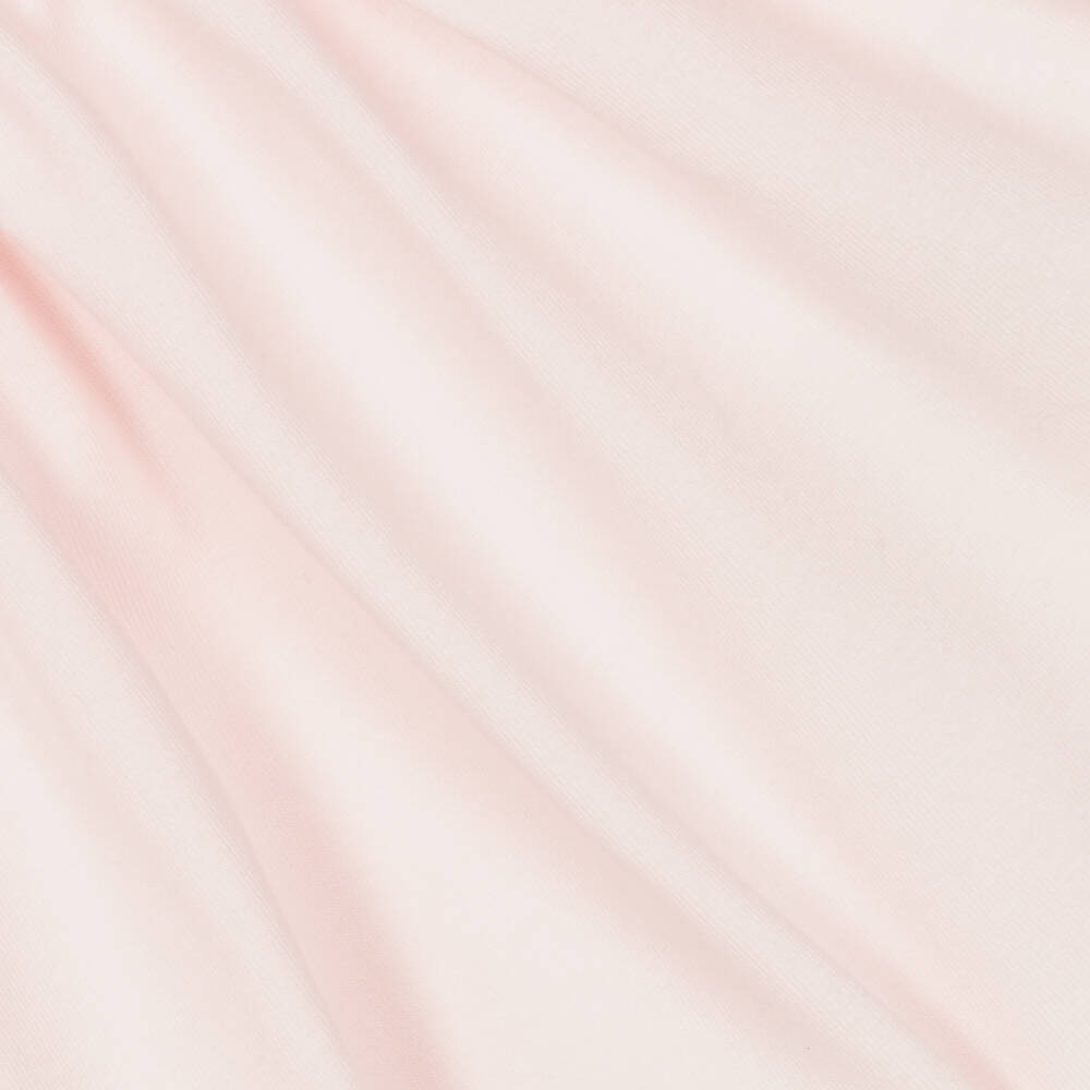 فندي-فستان قطن جيرسي لون زهري للمولودات | Childrensalon Outlet