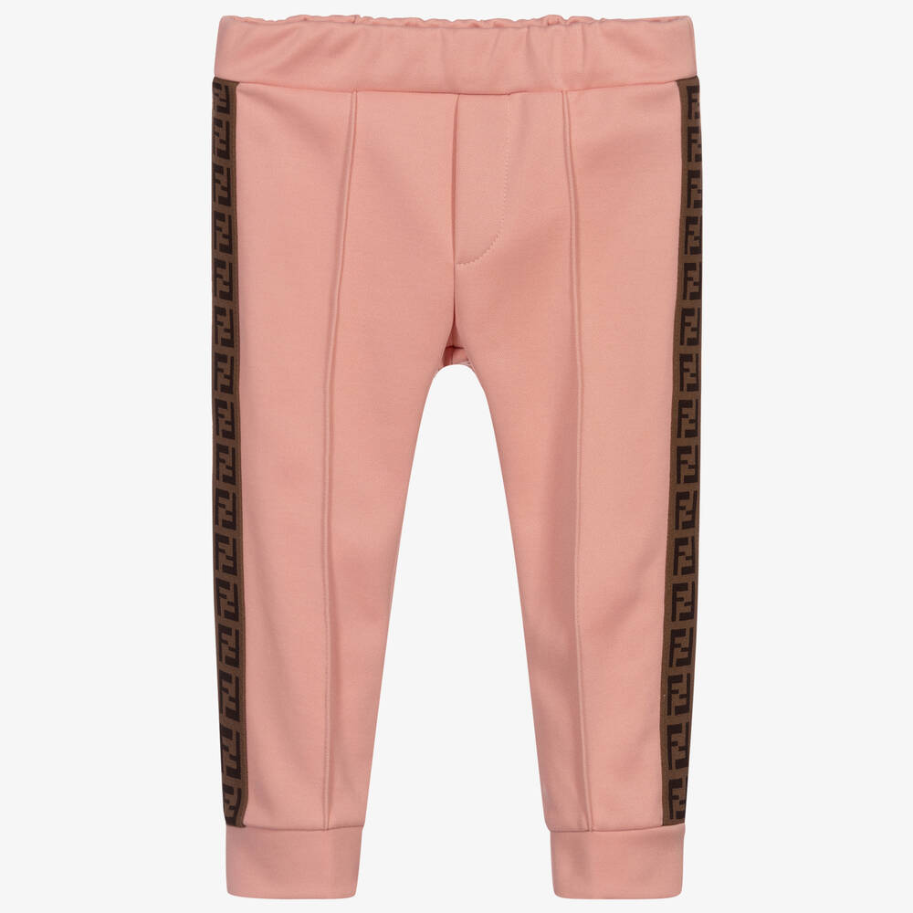 Baby Girls Pink Logo Trousers