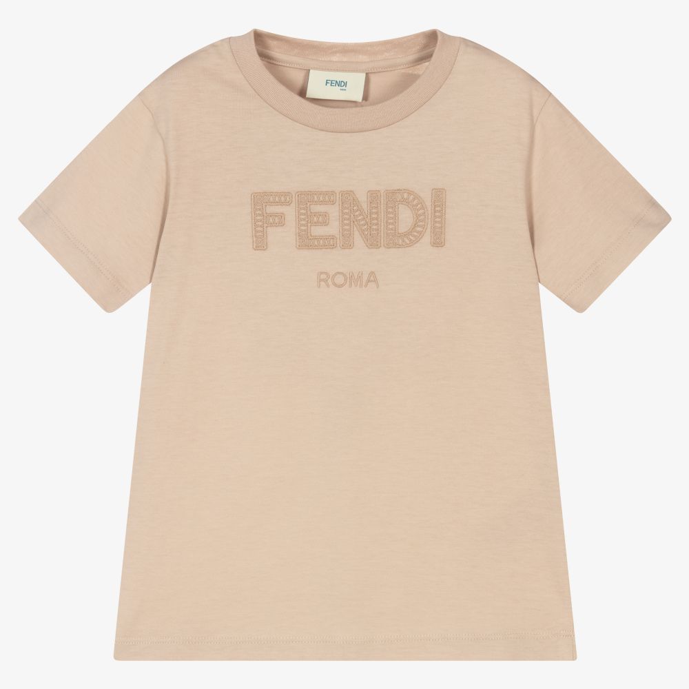 Fendi t shop shirt logo