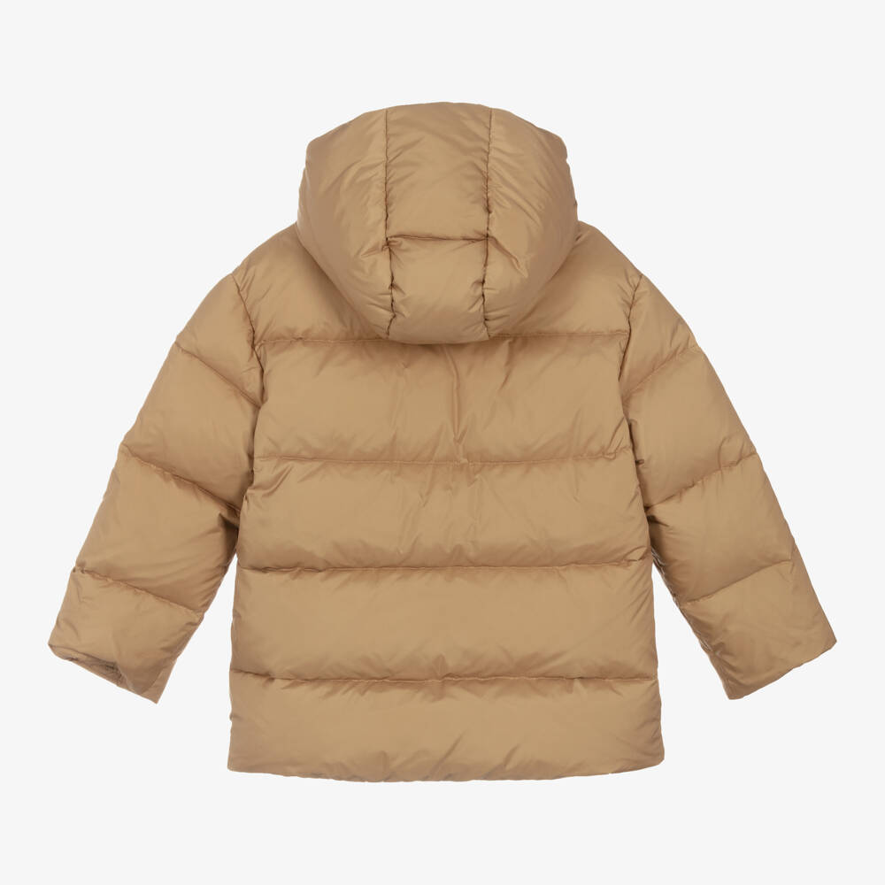 Fendi-جاكيت منفوخ بيج بشعار | Childrensalon Outlet