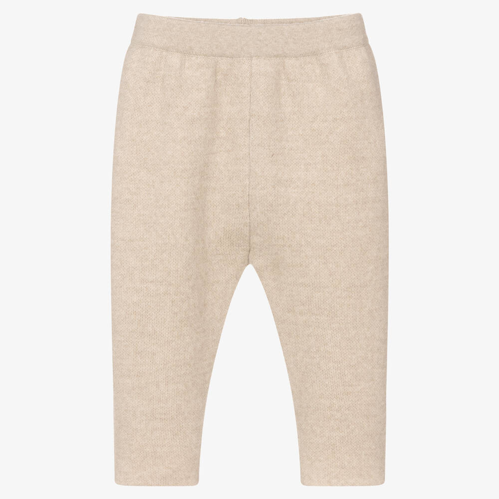 Fendi-Бежевые брюки из шерсти и кашемира FF | Childrensalon Outlet