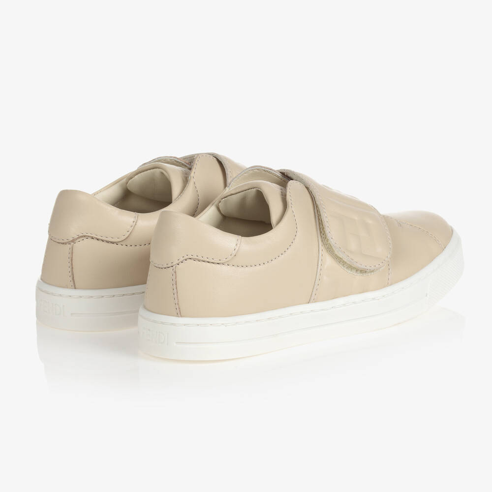 Fendi ff sales leather trainers