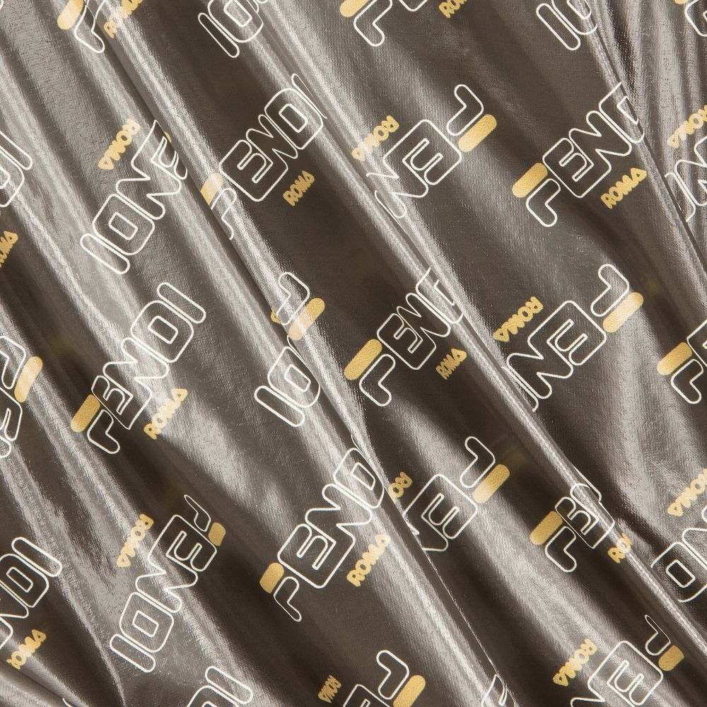 Fendi Mania Beige Logo Jacket