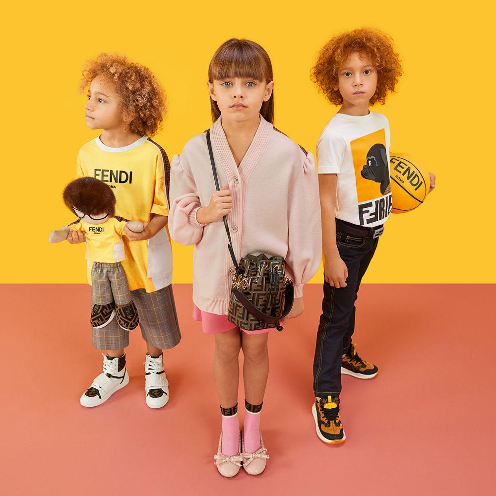 fendi yellow trainers