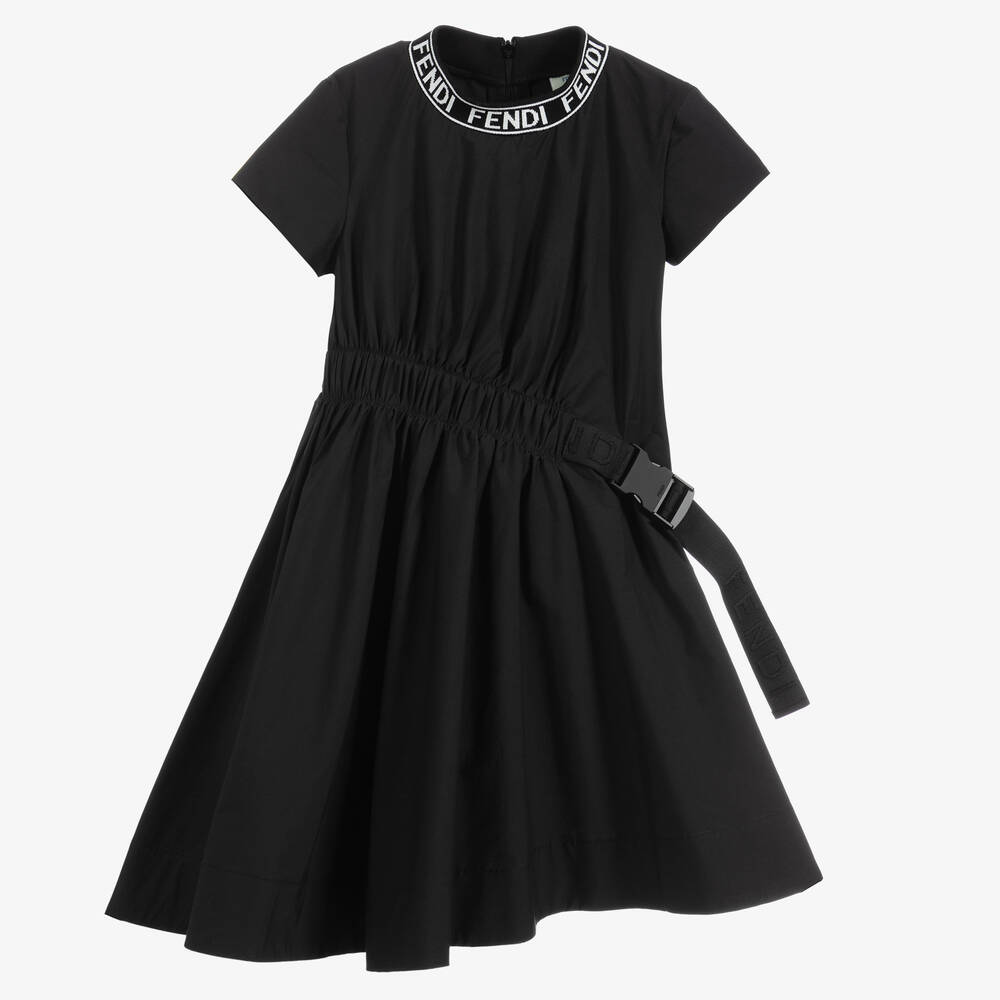 Fendi dress top black and white