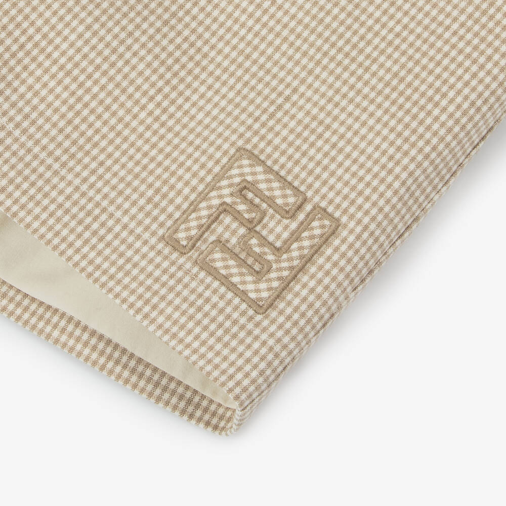 Fendi-Boys Beige Classic Buster Suit | Childrensalon Outlet