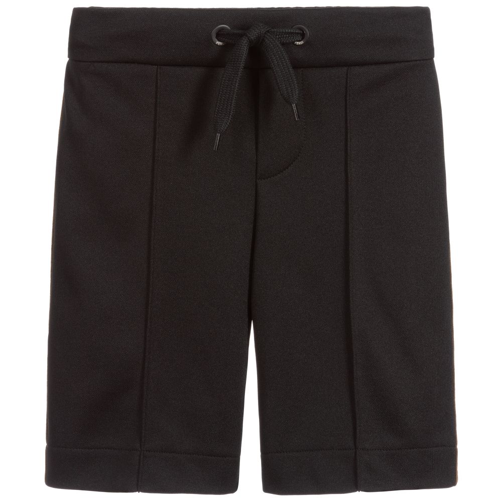 black fendi shorts