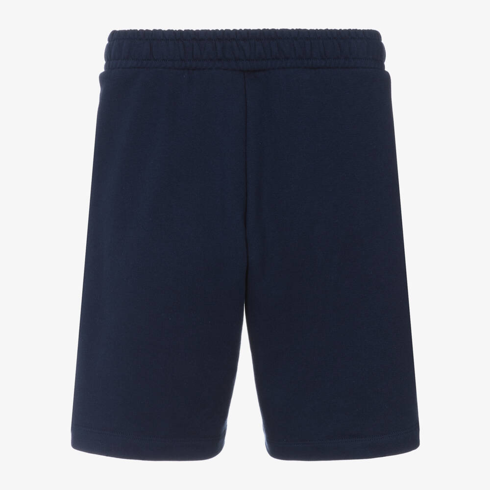 Fendi-شورت قطني مرن أزرق داكن للأولاد | Childrensalon Outlet