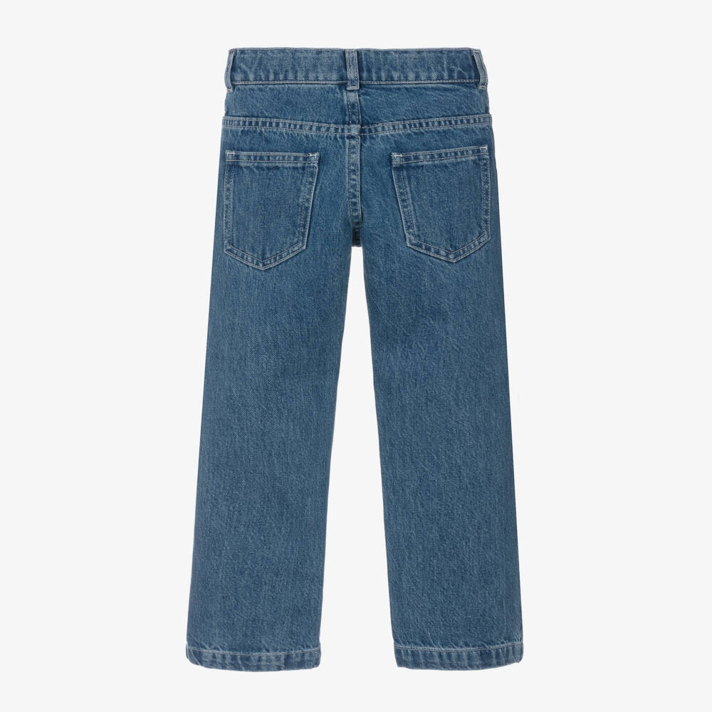 Fendi-Boys Classic Blue Logo Jeans | Childrensalon Outlet