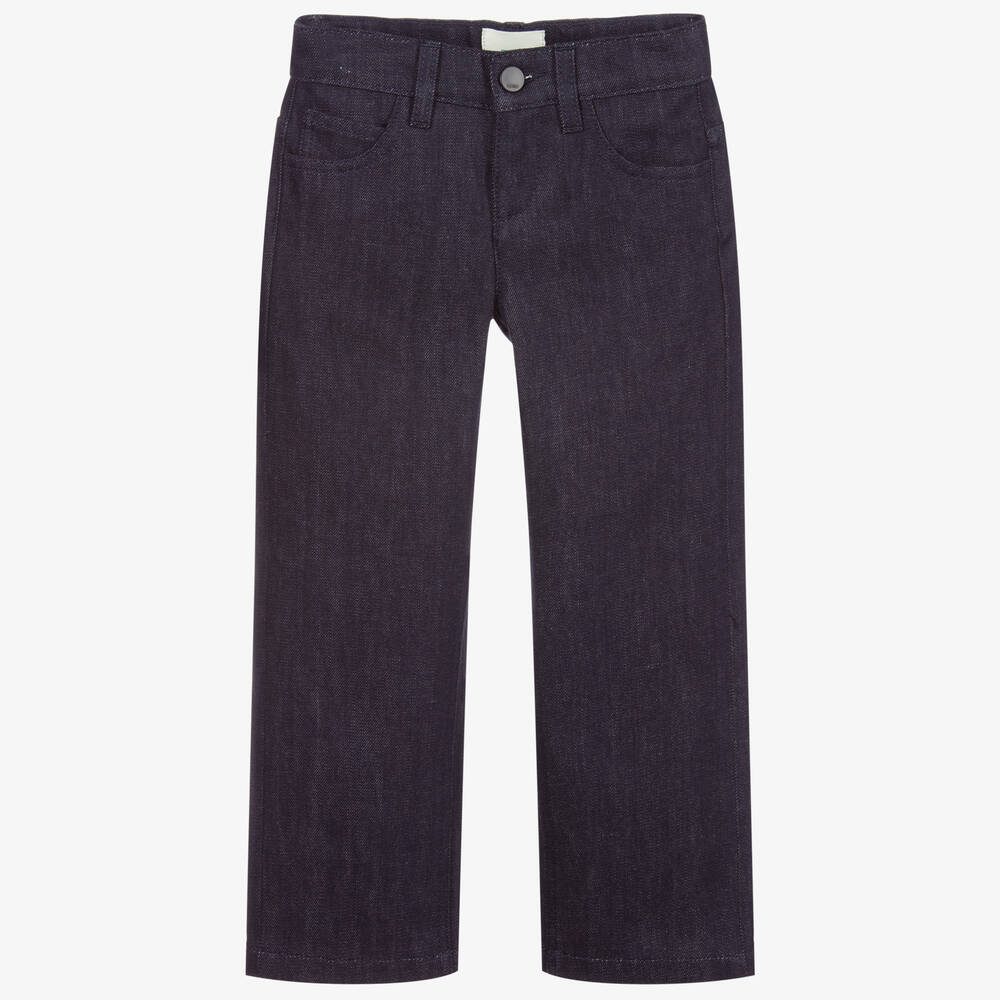 Fendi - Boys Dark Blue Denim Jeans | Childrensalon