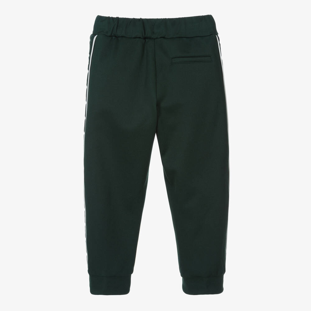 Fendi-Boys Green FF Logo Joggers | Childrensalon Outlet
