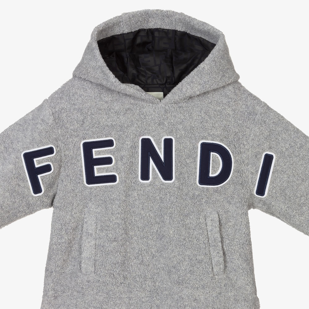 Fendi shearling hoodie online