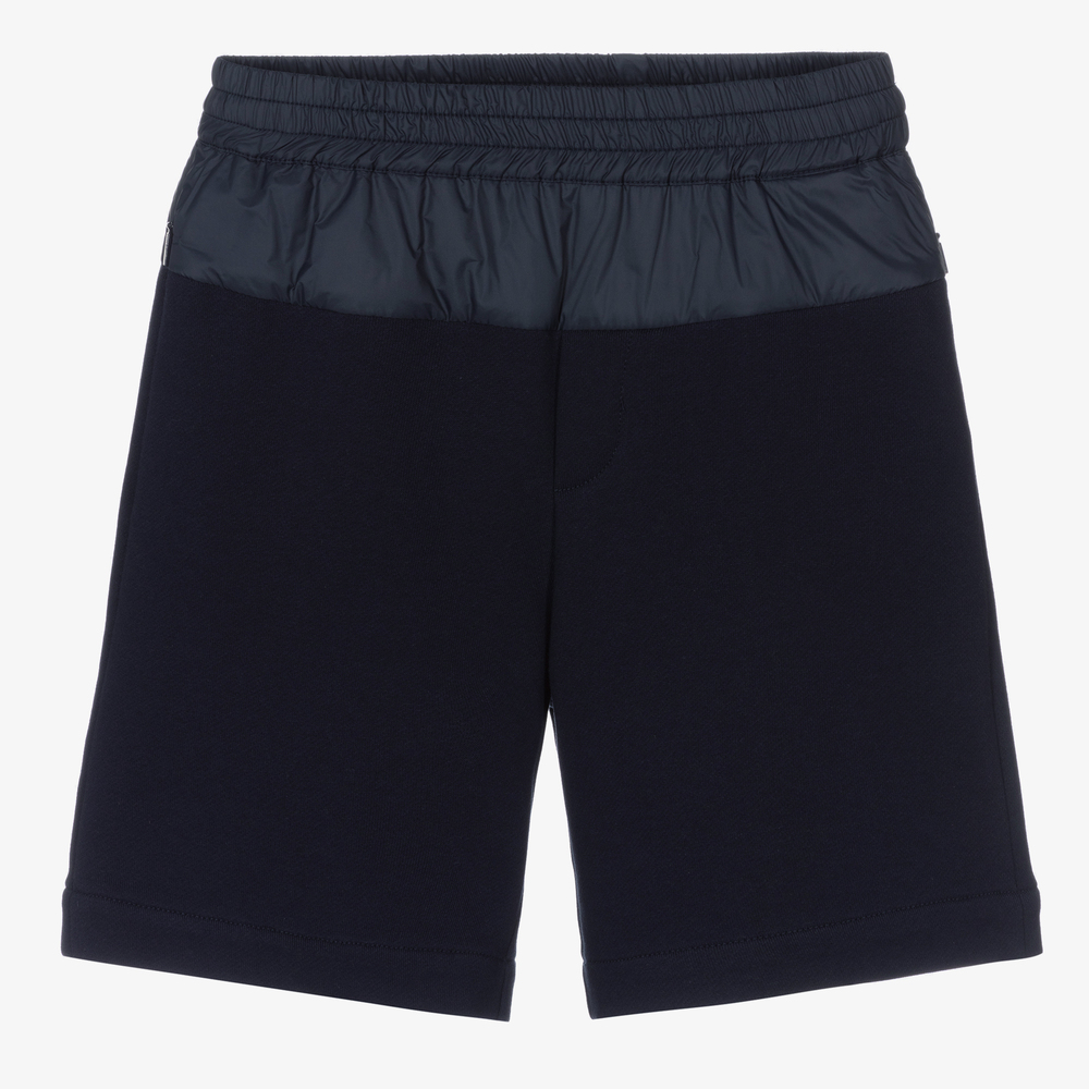 Fendi - Short bleu en jersey Garçon | Childrensalon