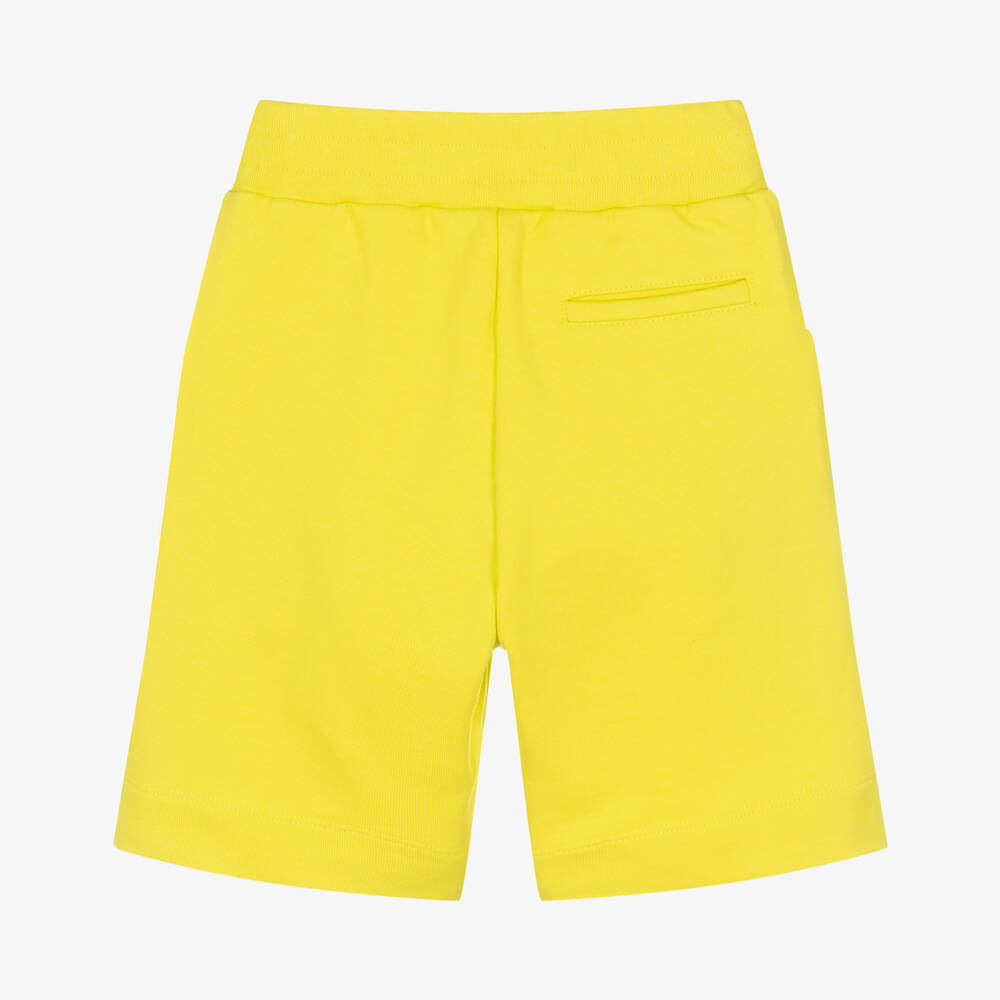 Fendi Boys Yellow FF Logo Shorts