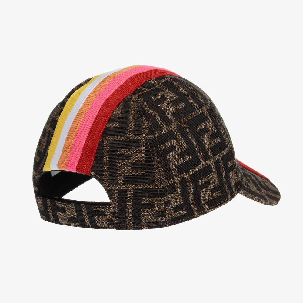 Fendi top logo cap