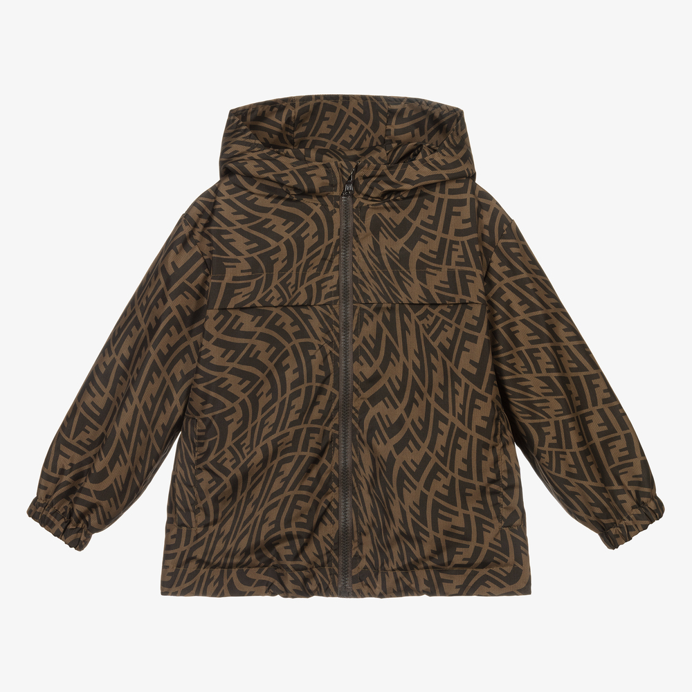 Fendi - Braune Windjacke | Childrensalon