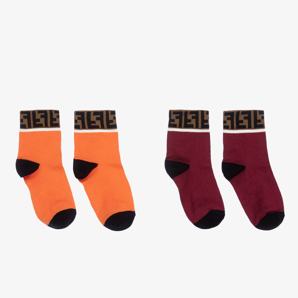 FF Logo Cotton Socks 2 Pack
