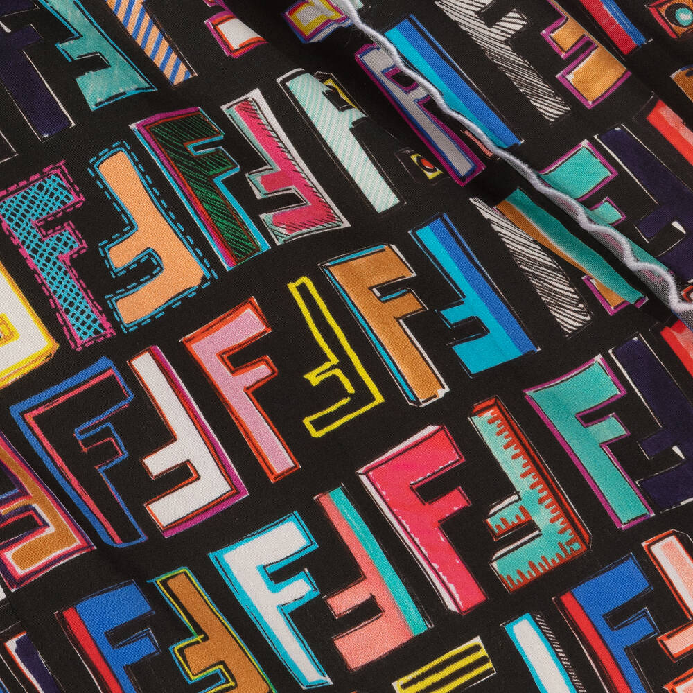 Fendi multicolor dress top