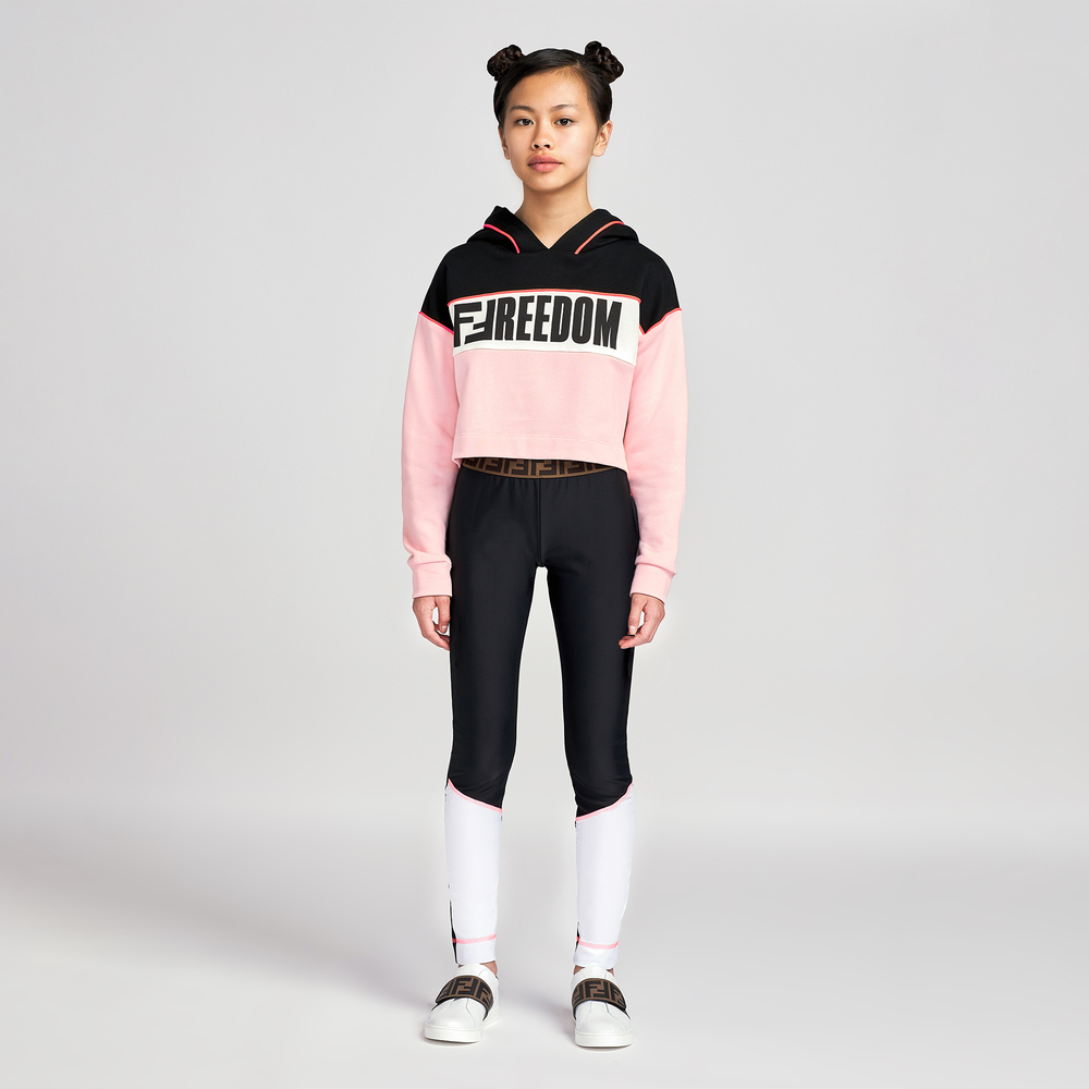 Fendi pink hotsell hoodie