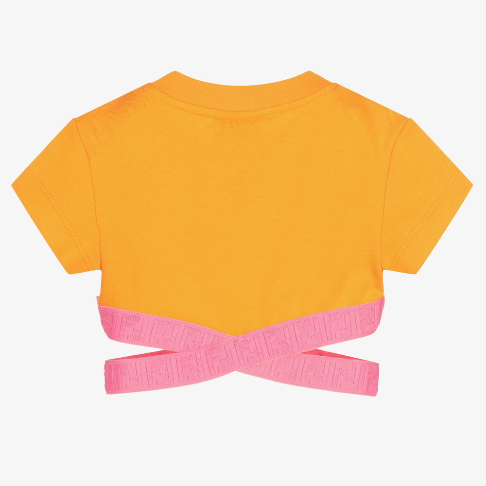 Girls fendi t shirt hot sale