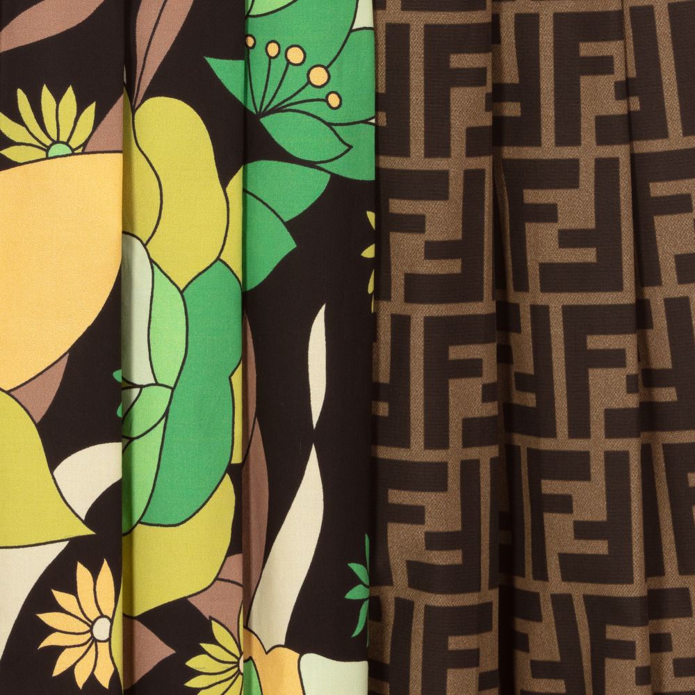 Fendi Jupe patchwork Fille