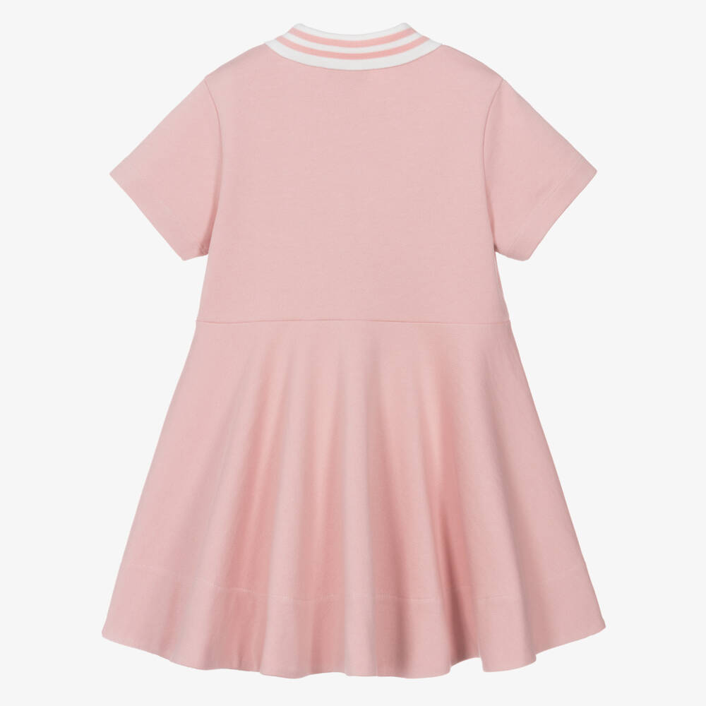 Fendi-Платье рубашка поло из розового хлопка для девочек | Childrensalon Outlet