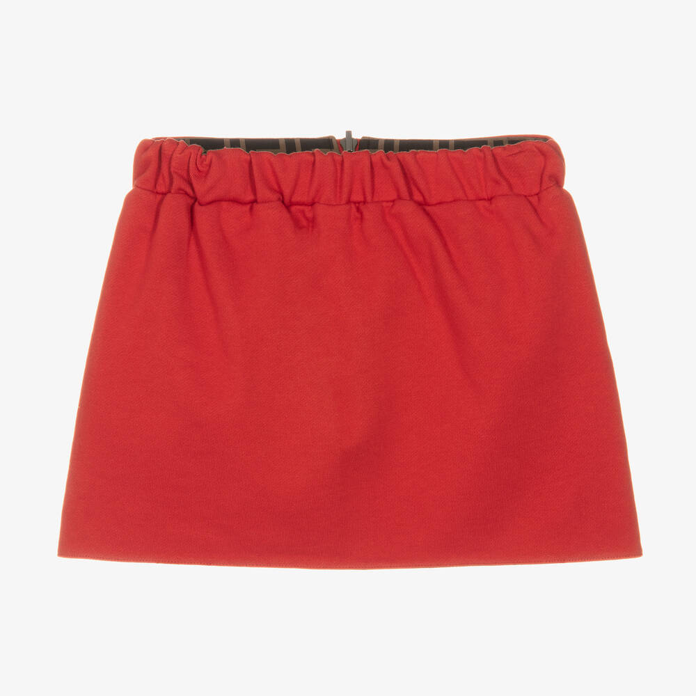 Fendi red skirt online