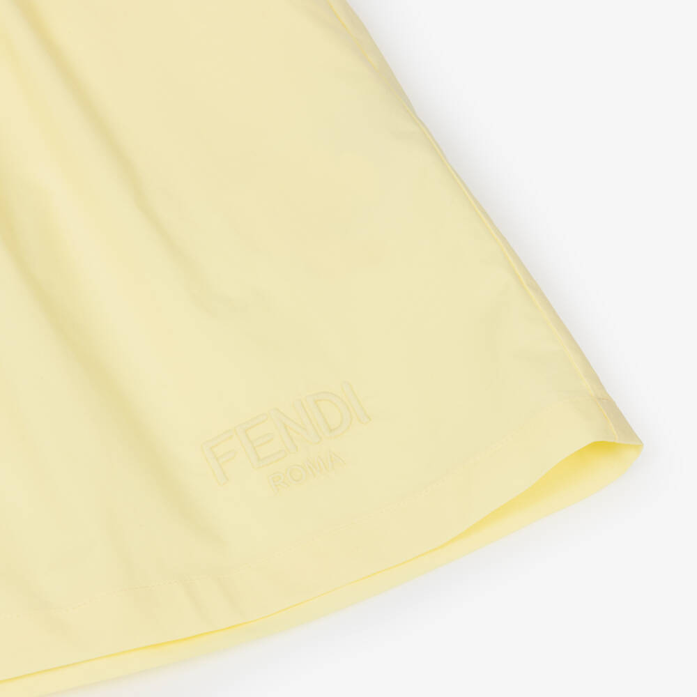 Fendi-Платье из хлопка с вышивкой для девочек | Childrensalon Outlet