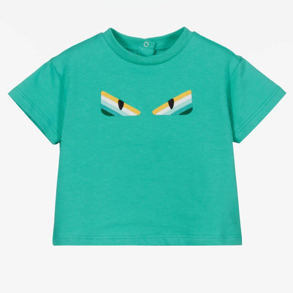 Green Cotton Baby T Shirt