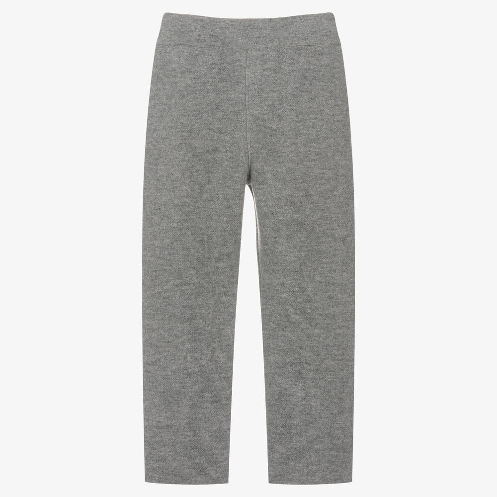 Fendi-Серые джоггеры из шерсти и кашемира FF | Childrensalon Outlet