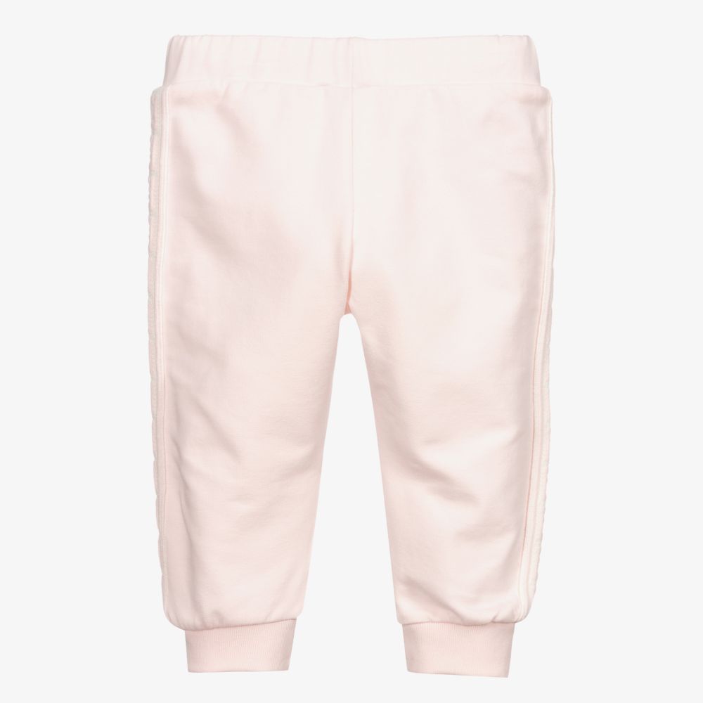 Pale pink joggers on sale