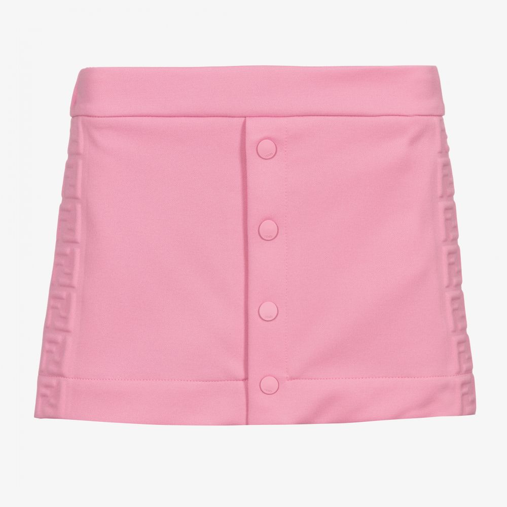 Fendi - Jupe rose en jersey | Childrensalon