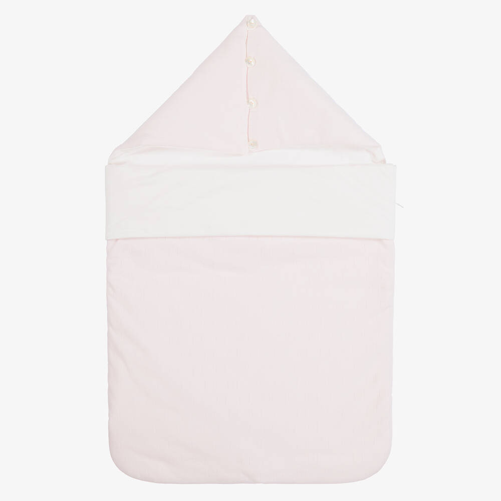 Fendi - Pink Padded Baby Nest (77cm) | Childrensalon