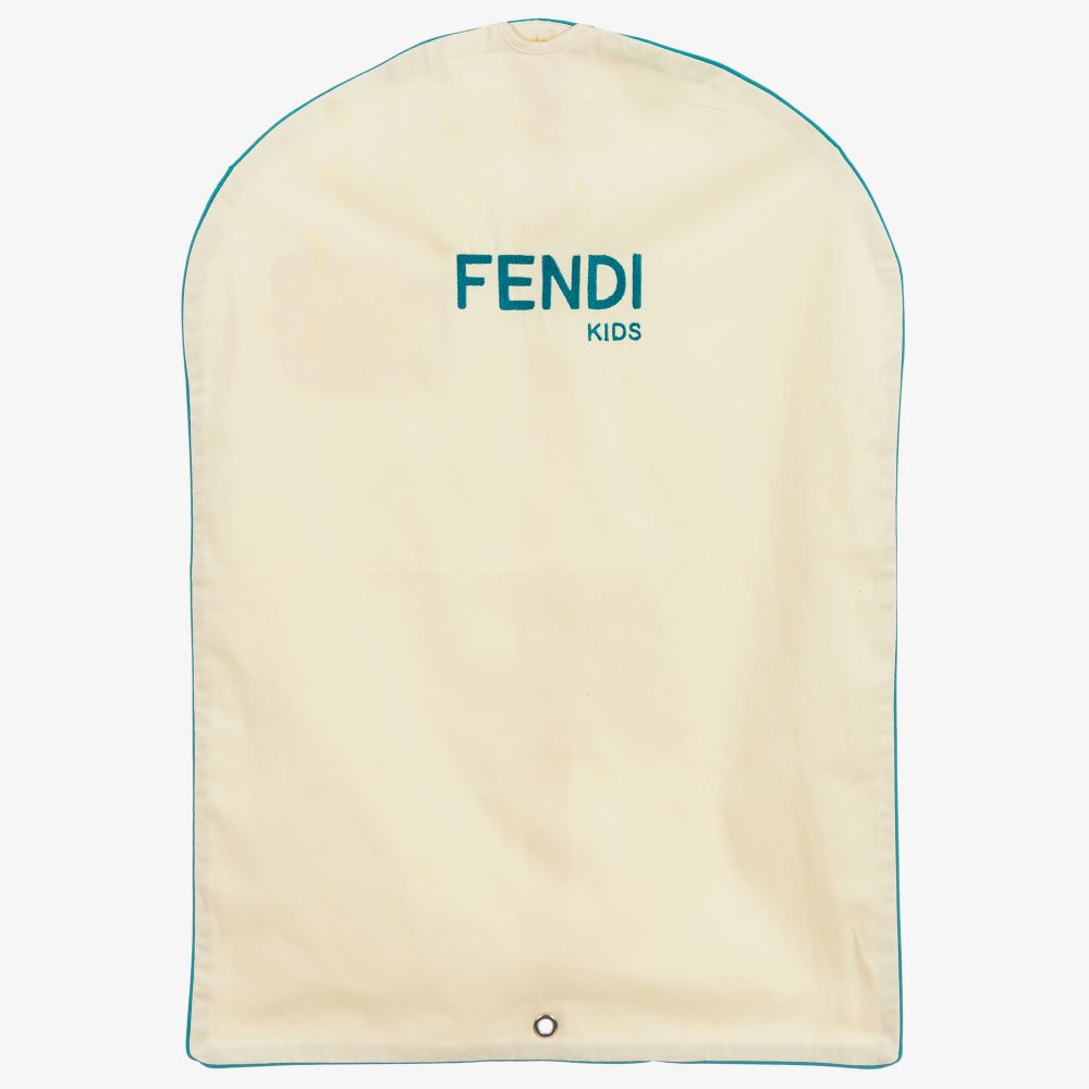 Fendi-Pink Silk Organza Baby Dress | Childrensalon Outlet