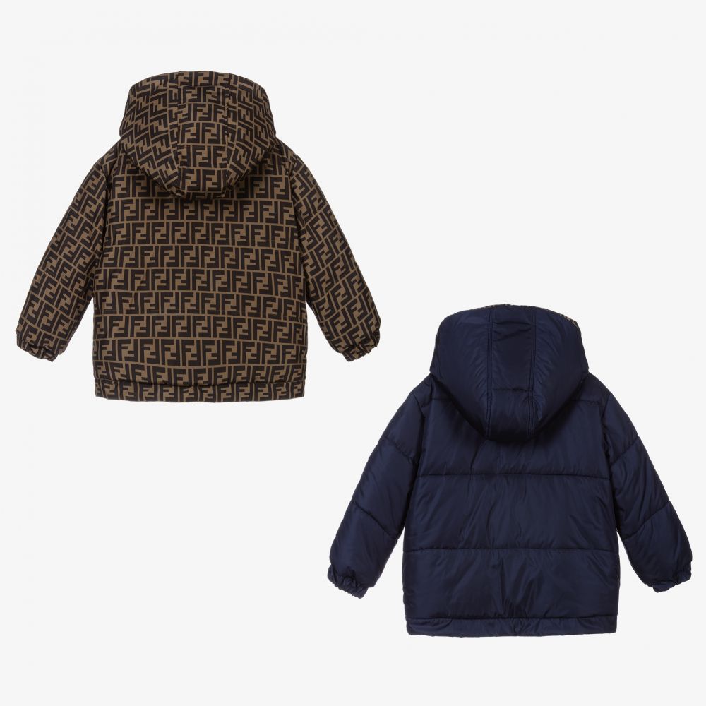 Fendi cheap reversible coat