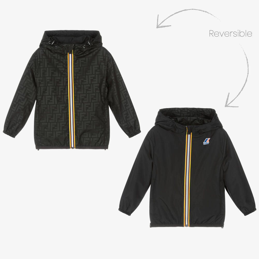 Fendi - Reversible Waterproof Jacket | Childrensalon