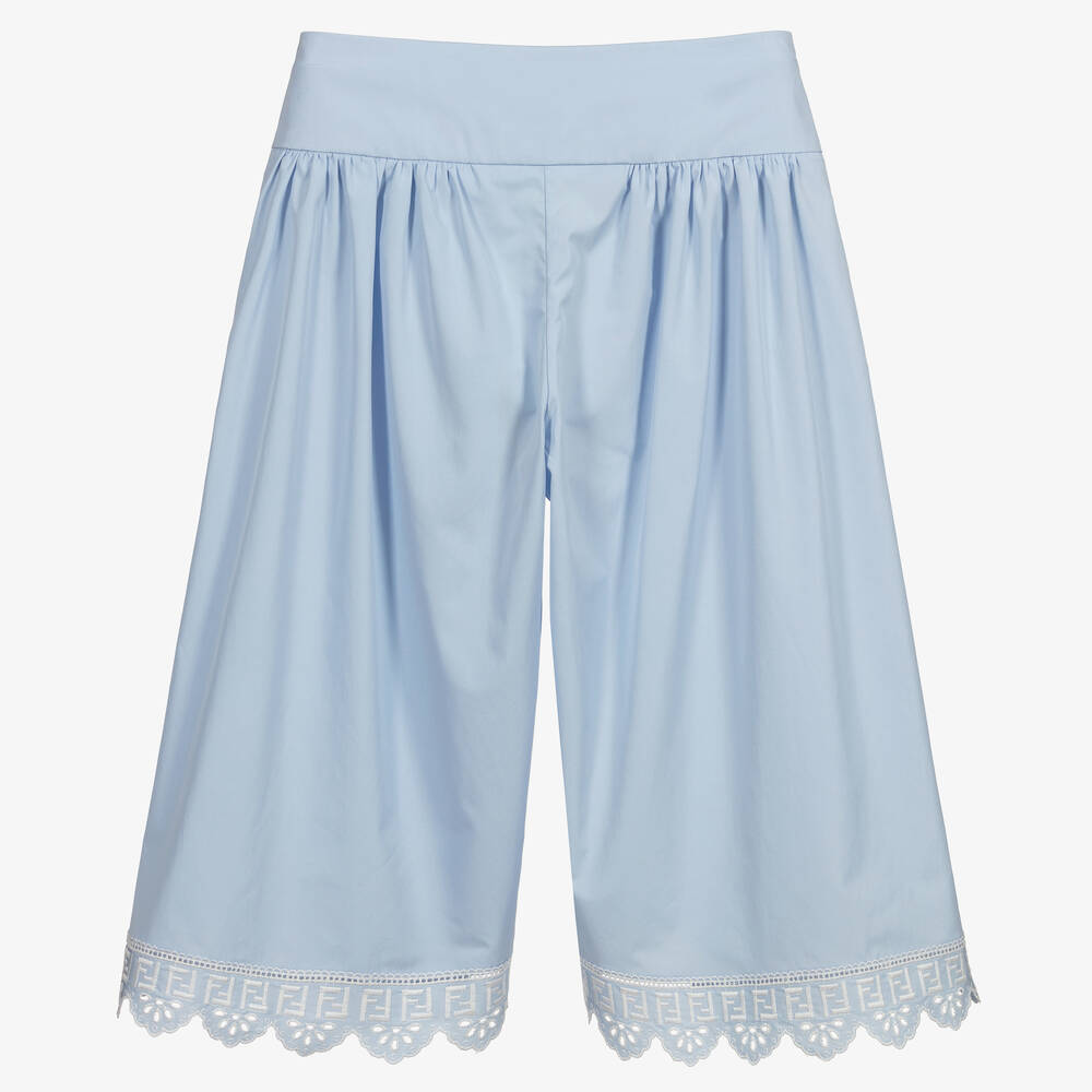 Fendi-Голубые кюлоты для подростков | Childrensalon Outlet
