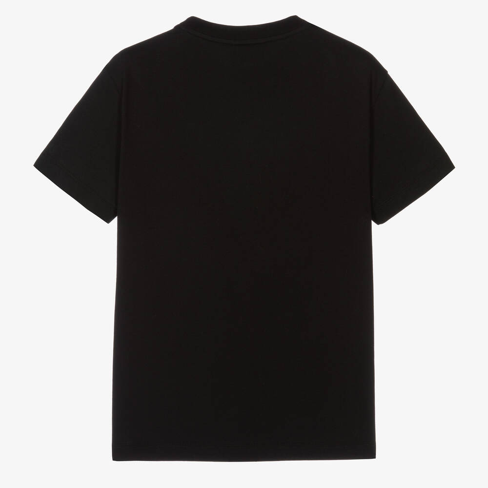 Fendi-Черная хлопковая футболка | Childrensalon Outlet
