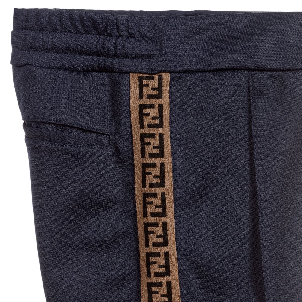 Fendi cheap logo joggers