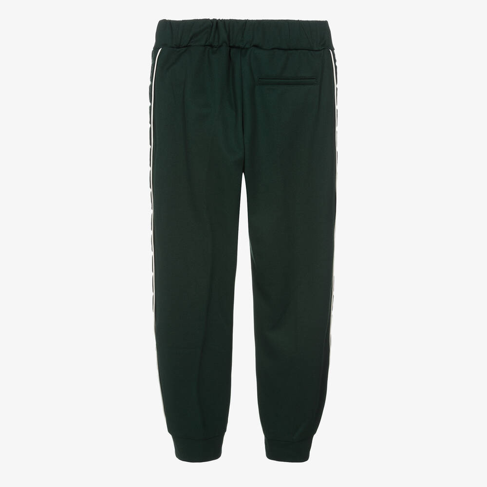 Fendi-جوغرز تينز ولادي جيرسي لون أخضر داكن | Childrensalon Outlet