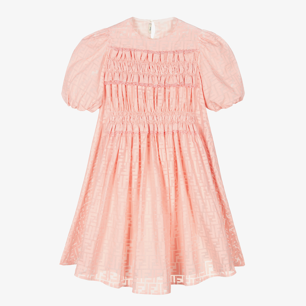 Fendi - Teen Girls Pink FF Dress | Childrensalon