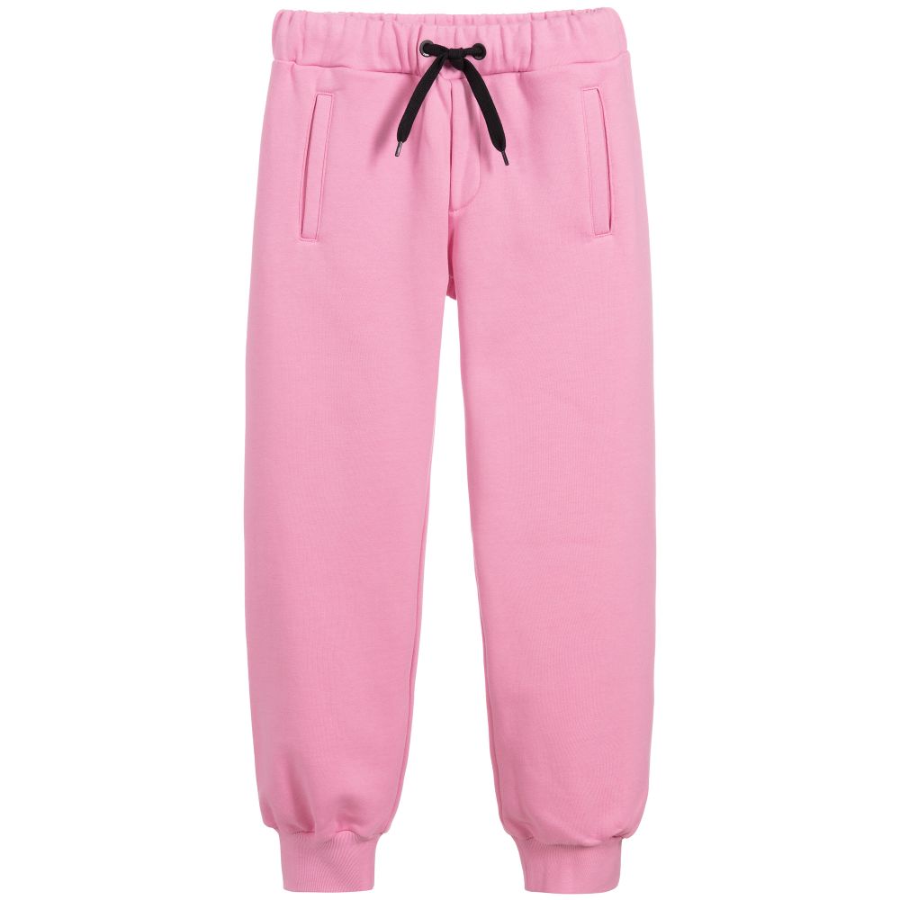 Fendi Teen Girls Pink Logo Joggers Childrensalon Outlet