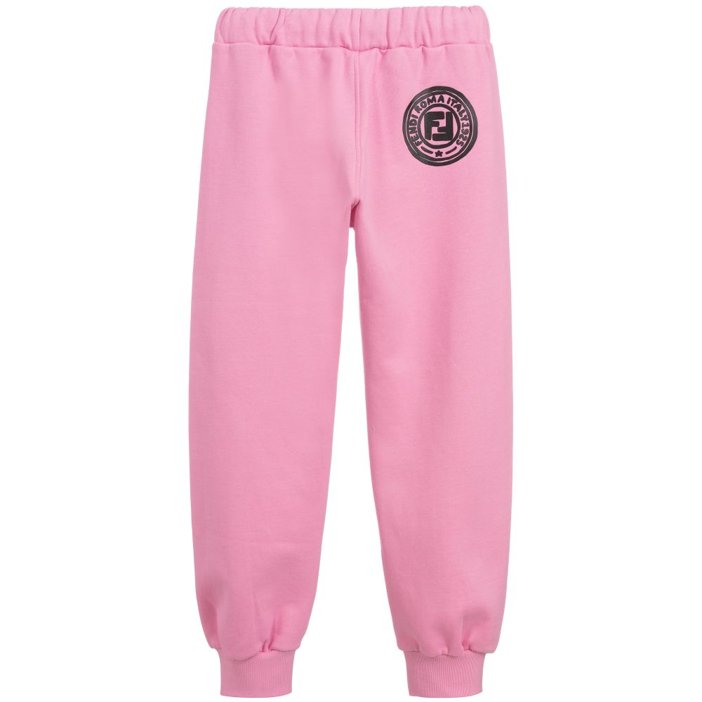 Girls pink joggers outlet